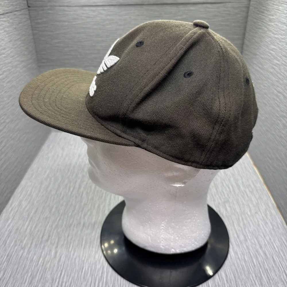 Adidas Trefoil Brown Snapback Hat‎ Embroidered Logo Adjustable Cap Streetwear